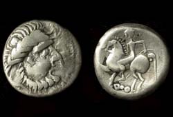 Danube Celts, AR Tetradrachm, Sirmium, 2nd Cent BC, On Hold!